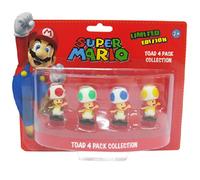 Super Mario 6cm Toad Minifiguren 4er Set [Edizione: Germania]