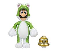 SUPER MARIO Action Figure 4 pollici Cat Luigi giocattolo da collezione con super palla accessorio