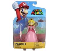 Super Mario Action Figure da 10,2 cm (Principessa Pesca con Ombrello)