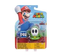 Super Mario Action figure verde timido da 10,2 cm con blocco POW