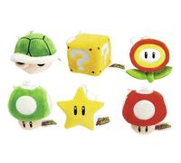 SUPER MARIO - Assortment of 12 Plushs Bag Clips - NUOVO