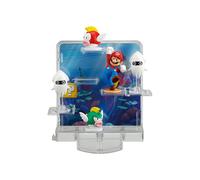 Super mario balancing game underwater..