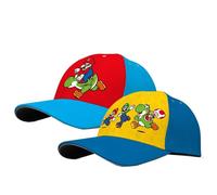Super Mario Berretto Bimbo Bambino Originale Ufficiale Blu Nintendo T. 52 - 54