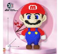 Super Mario Big Block Puzzle Assemblaggio Giocattolo Puzzle 3D Regalo Bambini