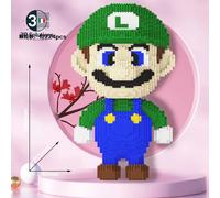 Super Mario Big Block Puzzle Assemblaggio Giocattolo Puzzle 3D Regalo Bambini