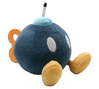 Super Mario- Bob-Omb Mario Peluche con Licenza Ufficiale Sanei, Multicolore, 12 cm, AC16