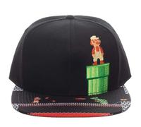 Super Mario Bros. 8-Bit Snapback Hat ACC NUOVO