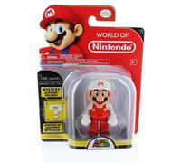 Super Mario Bros. Figure Da 4" Serie 3 Mario Con Fiore Di Fuoco