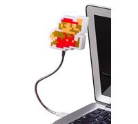 Super Mario Bros Lampada USB Paladone Nintendo Luce Flessibile Pixel Art PC