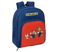 SUPER MARIO MAMMA MIA - Zaino per bambini, ideale per bambini di diverse età, comodo e versatile, qualità e resistenza, 28 x 10 x 34 cm