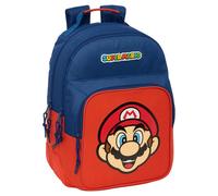 SUPER MARIO MAMMA MIA - Zaino scuola per bambini, ideale per bambini di diverse età, comodo e versatile, qualità e resistenza, 32 x 15 x 42 cm