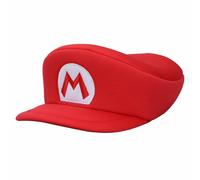 Super Mario Bros Mario Toppa Uomo Rosso Basco Cappello, Taglia Unica