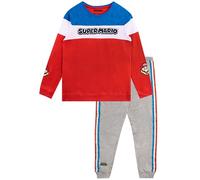 SUPER MARIO BROS Set Felpa e Joggers da Gioco per Ragazzi Outfit da 2 Pezzi per Bambini Multicolore 10-11 Anni