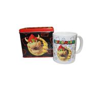 NINTENDO - BOWSER - Metal Bank 12 x 9 x 11cm + Mug NUOVO
