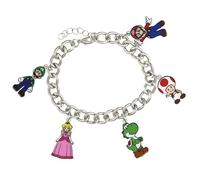 Super Mario Bros Yoshi Luigi Mario Principessa Pesca Rospo Gioielli Charm Catena Bracciale Per Le Donne
