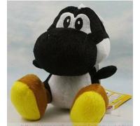 SUPER MARIO BROS. YOSHI NERO PELUCHE - 18Cm. - Plush Waluigi Boo Pupazzo Toad