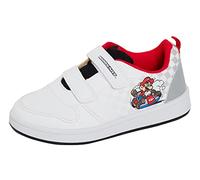 Super Mario Brothers Scarpe da ginnastica sportive da ragazzo Mario Kart Casual Scarpe da skate, Grigio, 27 EU