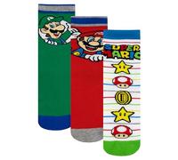 Super Mario Calzini Calze Bambino | Calzini Ragazzi Mario | 24-26cm