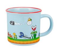 Paladone Tazza Super Mario 350 ml in ceramica - Design con Mario, Luigi e Yoshi, lavabile in lavastoviglie e microonde, prodotto ufficiale Nintendo