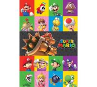 Pyramid International Poster dei personaggi di Super Mario, 61 cm x 91,5 cm