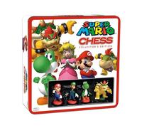 Super Mario Chess Set | 32 Custom Sculpt Chess Pieces Including Iconic Characters - Mario; Luigi; Peach; Toad; Bowser | Super Mario Themed Chess Game