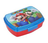 | Super Mario | Contenitore per alimenti per bambini decorato - Porta merenda Infantile | Porta pranzo e porta merenda per la scuola - Tupper