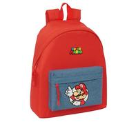 Safta Super Mario 20.80l Backpack Rosso Bambini