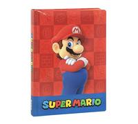 SUPER MARIO - Diario Scuola Ufficiale Super Mario, Diario 12 Mesi Ideale per la Scuola Elementare, con Copertina Imbottita e 320 Pagine Interne Stampate a Colori, 13 x 17,8H