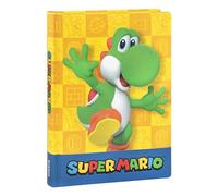SUPER MARIO - Diario Scuola Ufficiale Super Mario, Diario 12 Mesi Ideale per la Scuola Elementare, con Copertina Imbottita e 320 Pagine Interne Stampate a Colori, 13 x 17,8H