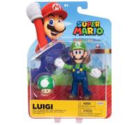 Super Mario Figure Luigi con 1-Up Mushroom nintendo