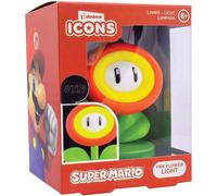 Super Mario Fire Flower 3D Icons Mini Desktop Light Lamp Lampada