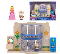 Super Mario Galaxy Movie - Set Diorama Gateway Galaxy con Principessa Peach da 4 cm e personaggio esclusivo Captain Toad