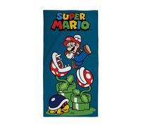 Super Mario Grande Asciugamano Gioco Ventole che Salta 100% Cotone Bagno Piscina