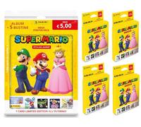 Super Mario: It's-A-Me, Mario! Sticker Collection Panini - Super Starter Pack [Album + 25 Bustine + 1 Card Limited Edition]