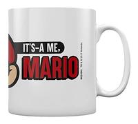 Super Mario It's-A Me, Mario Unisex Tazza bianco/nero/rosso ceramica