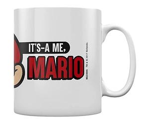 Super Mario It's-A Me, Mario Unisex Tazza bianco/nero/rosso ceramica