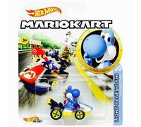 SUPER MARIO KART Modello LIGHT BLUE YOSHI STANDARD DieCast 1:64 5cm Hot Wheels