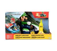 SUPER MARIO KART VEHICLES SPIN OUT - LUIGI CON KART MEGAGIROS
