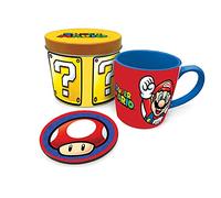 Nintendo - Super Mario - Set regalo (Let's go): Tazza e sottobicchiere