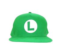 Super Mario (Luigi) Badge Logo Official Strapback Cappello Visiera Dritta Basket