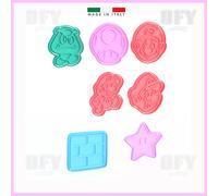 Super Mario - Luigi - Goomba - Formine - Cookies Cutter - Taglia biscotti