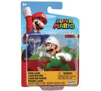 Super Mario Mondo Di Nintendo Figura Da 2,5 Pollici | Fire Luigi