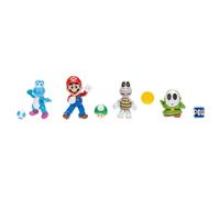 Super Mario Nintendo 4 pollici Azione Figura Wave 40 4 Pack Include Mario Bones Dry Blue Yoshi e Green timido ragazzo timido