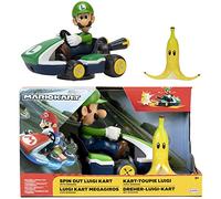 Jakks Pacific Spin Out Luigi Kart Mario Kart Figure 6.5 Cm Verde