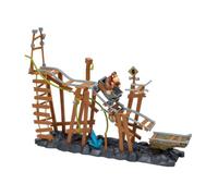 Super Mario Nintendo Donkey Kong Mine Cart Action Set & Action Figure, Officially Licensed by , Includes Donkey Kong Mini Figure & Mine Cart, Diorama interattivo, ideale per collezionisti, per 3+