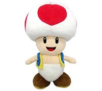 Nintendo- Toad Brothers Super Mario Peluche Sanei con Licenza Ufficiale, Multicolore, 20 cm, GMSM6P01TOADNEW
