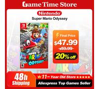 Offerte di giochi Super Mario Odyssey Nintendo Switch Scheda di gioco fisica ufficiale al 100% Genre Action Platformer per Switch OLED Lite