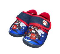 Super Mario Pantofole per bambini e bambine dai 2 agli 8 anni, pantofole divertenti con motivo Mario, pantofole per ragazzi con chiusura in velcro, pantofole Mario Kart, ideali per la cameretta dei