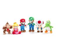 SUPER MARIO PELUCHE 25/30 CM ORIGINALI TOAD DONKEY LUIGI PEACH