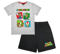 SUPER MARIO Pigiama a maniche corte, grigio., 110